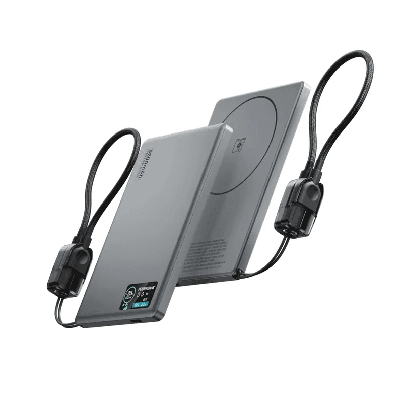 22,5W Ultra Slim Q2 Powerbank mit Display