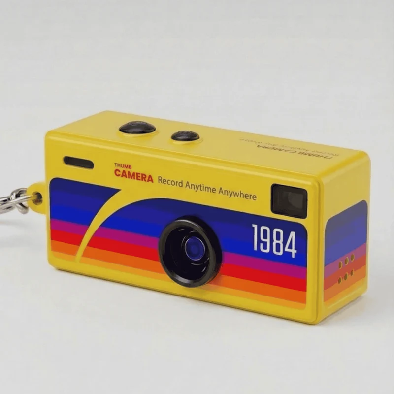 PocketPik Retro Schlüsselanhänger Kamera