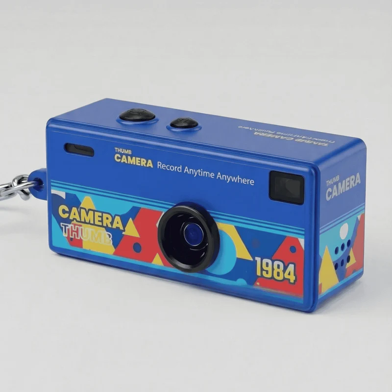 PocketPik Retro Schlüsselanhänger Kamera