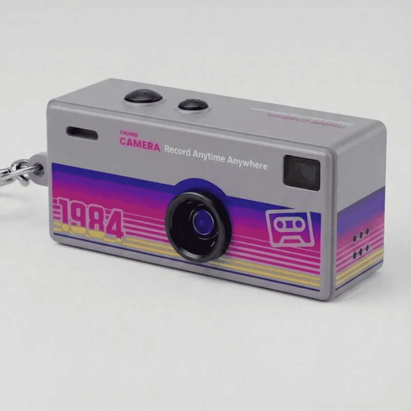 PocketPik Retro Schlüsselanhänger Kamera