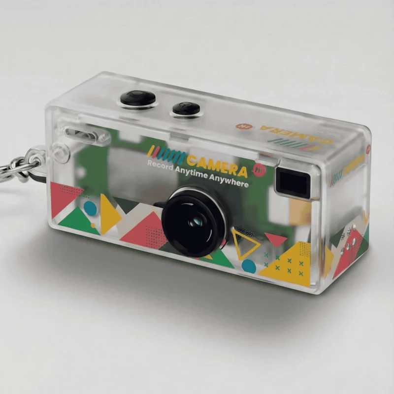 PocketPik Retro Schlüsselanhänger Kamera