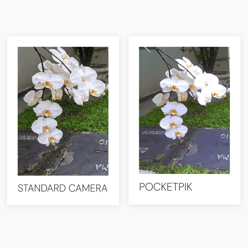 PocketPik Retro Schlüsselanhänger Kamera