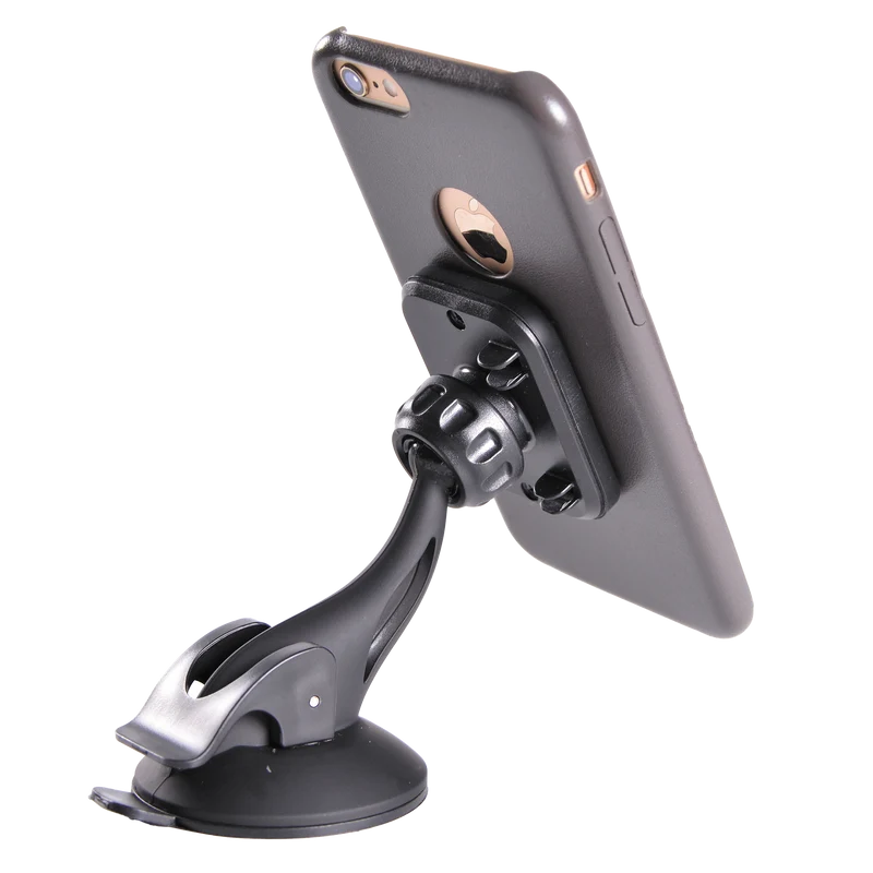 Universal Magnethalter "DeskMAG" - für die Windschutzscheibe oder das Armaturenbrett - schwarz