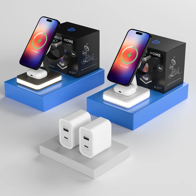Ultra 4 in 1 MagSafe Kabellose Ladestation Doppelbundle