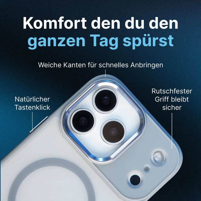 Matte MagSafe kompatible iPhone 17 Hülle