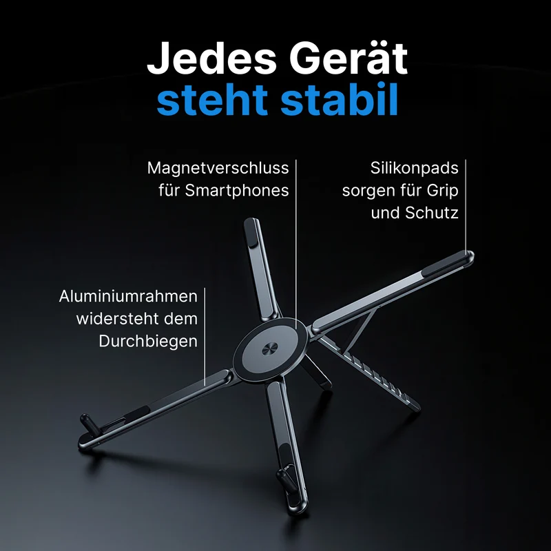 Faltbarer Aluminium Laptopständer