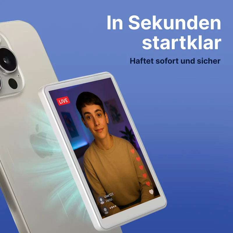CreatorCam Kabelloser Magnetischer Selfie-Bildschirm