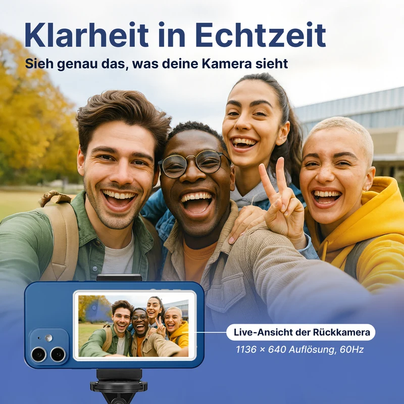 CreatorCam Kabelloser Magnetischer Selfie-Bildschirm