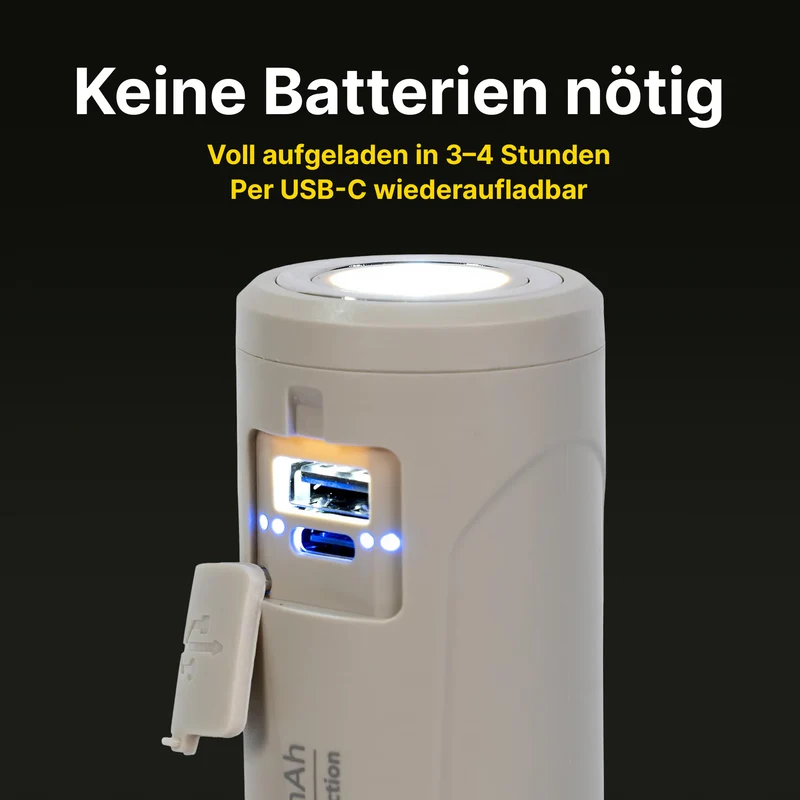 Faltbare Outdoor-Campinglampe mit 8000 Lumen