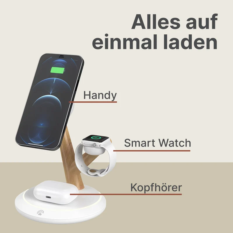 3-in-1 MagSafe Ladebaum