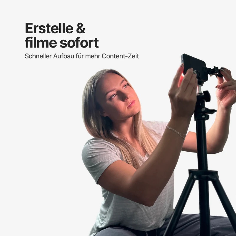 Tragbares Selfie-Licht mit 7 Helligkeitsmodi
