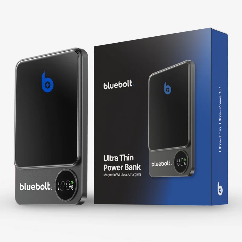 Ultraflache Powerbank 20W Magnetisches Kabelloses Laden