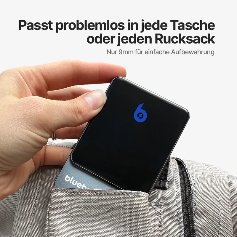 Ultraflache Powerbank 20W Magnetisches Kabelloses Laden