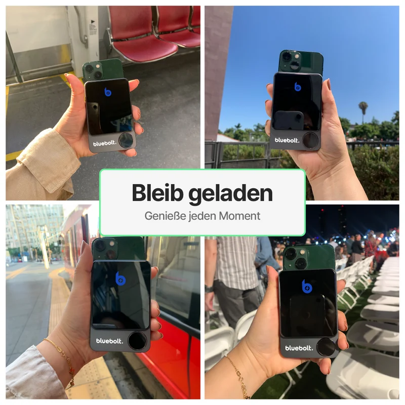 Ultraflache Powerbank 20W Magnetisches Kabelloses Laden