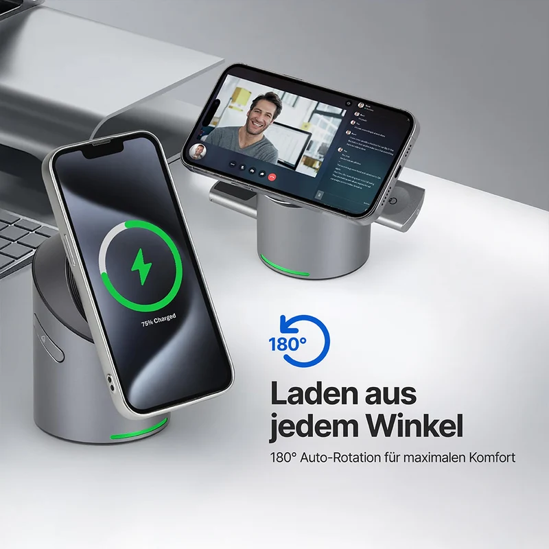 Halo MagSafe 3-in-1 Wireless Charging Station Qi2