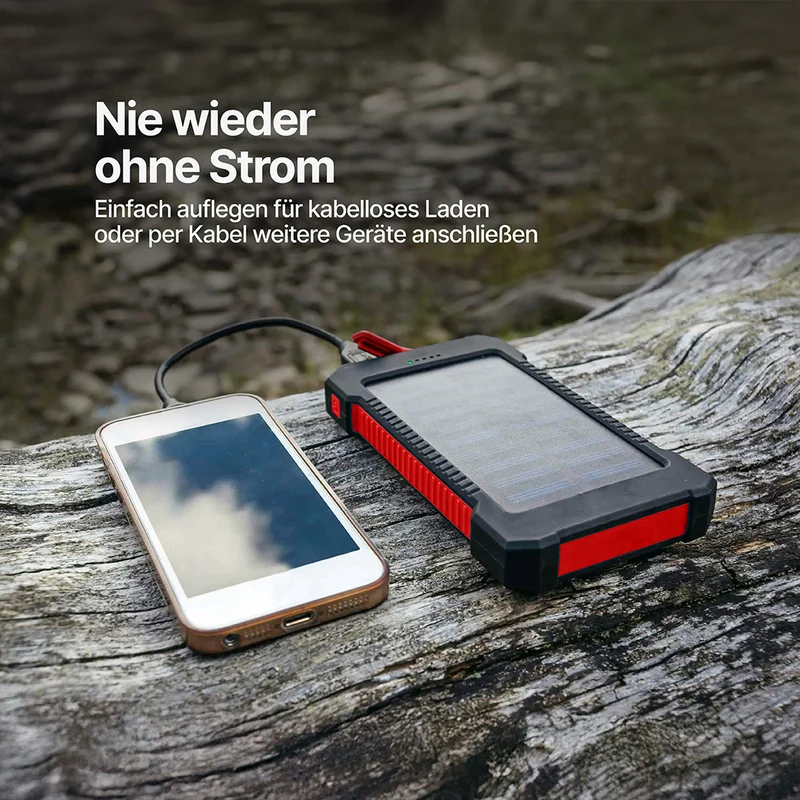 SolaBank Kabellose Lade-Powerbank 10000mAh