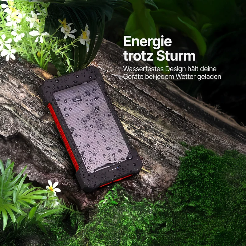 SolaBank Kabellose Lade-Powerbank 10000mAh