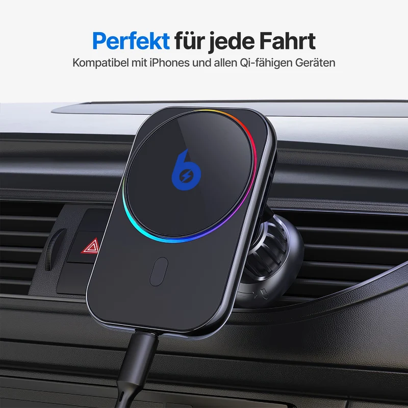 PolarCharge Qi2 Kabelloses MagSafe Telefonladegerät