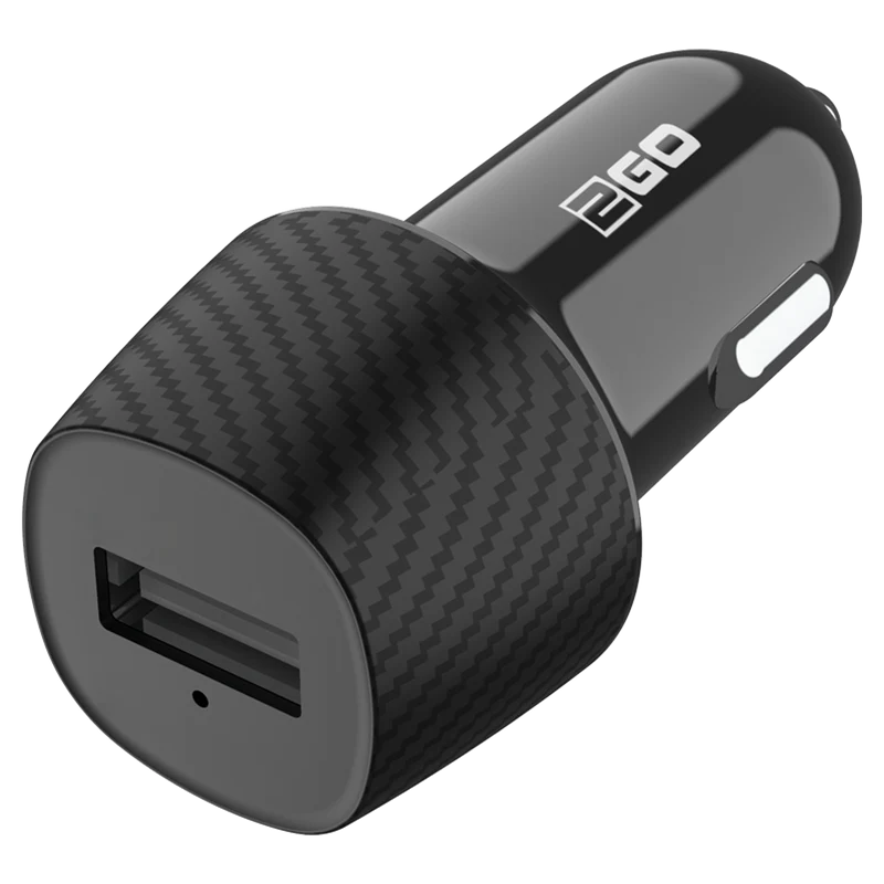 Kfz-Ladeset 12 V / 24 V - 2-teilig - 3 in 1 Kabel - 1 x USB A - 15 W - 3000 mA - schwarz