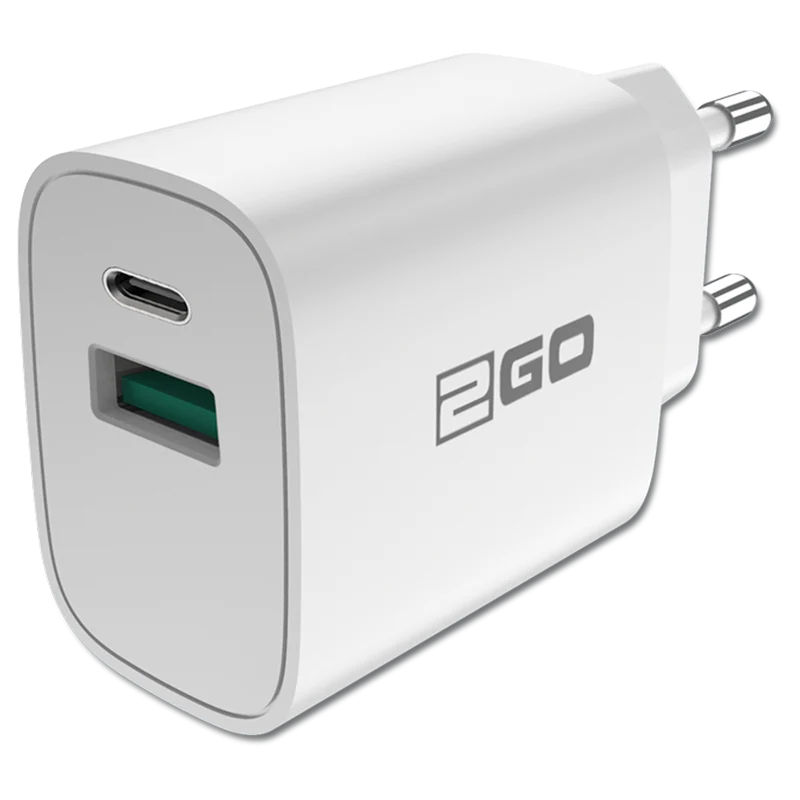 Netz-Ladeset 100 V - 240 V - 2-teilig - Power Delivery - USB Type-C Kabel - 20 W - 3000 mA - weiß
