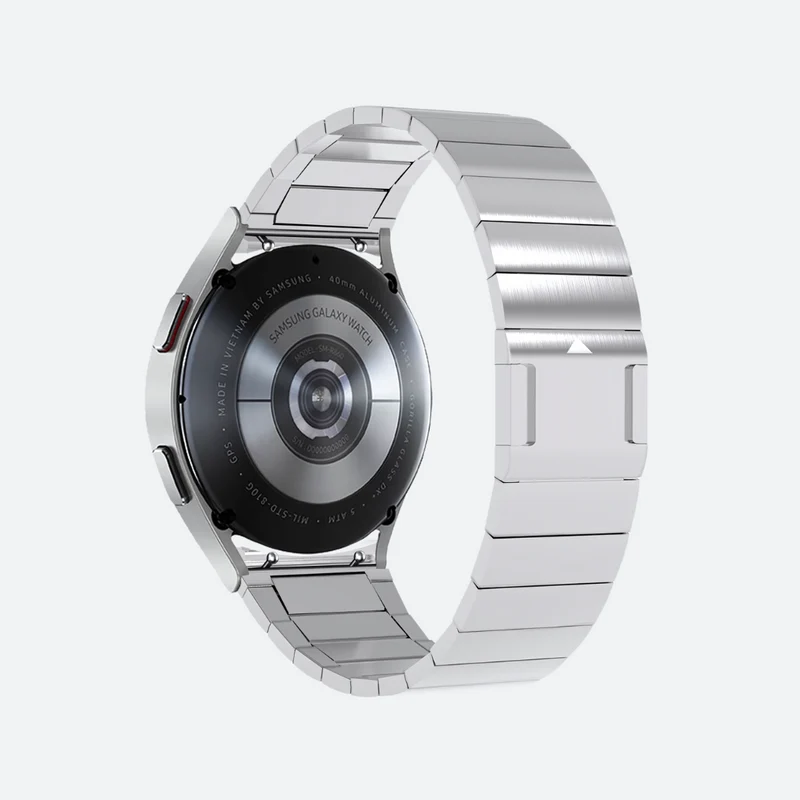 Samsung Galaxy Watch Edelstahl-Gliederarmband