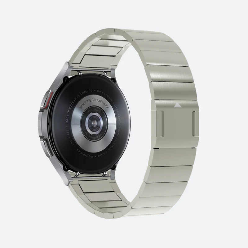 Samsung Galaxy Watch Edelstahl-Gliederarmband
