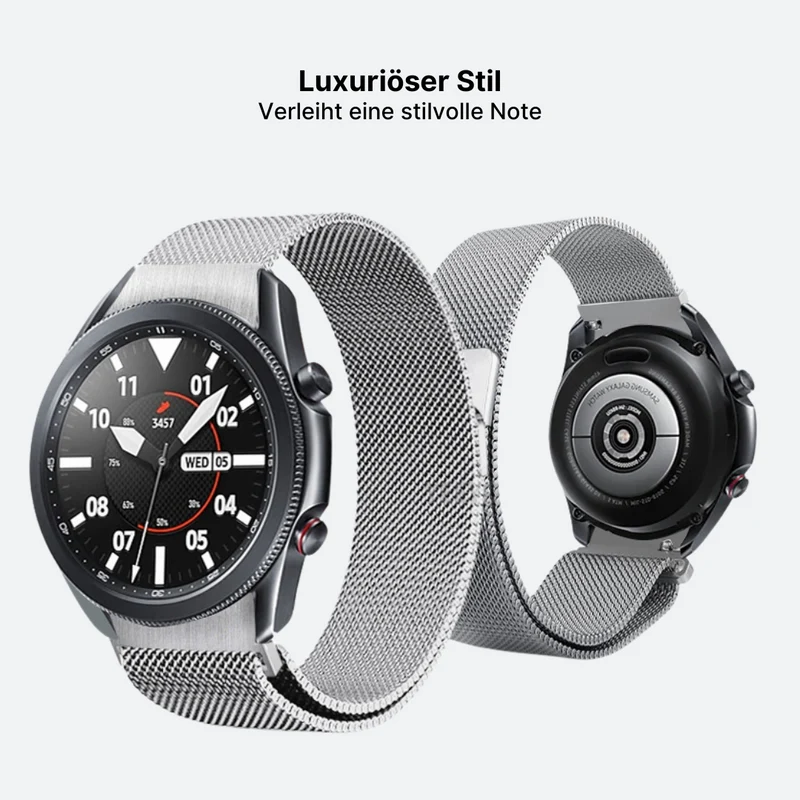 Mailänder Edelstahlarmband für Galaxy Watch