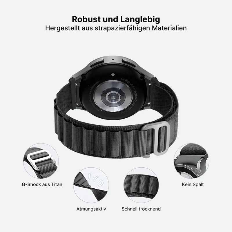 Samsung Galaxy Watch Nylon-Schlaufenarmband