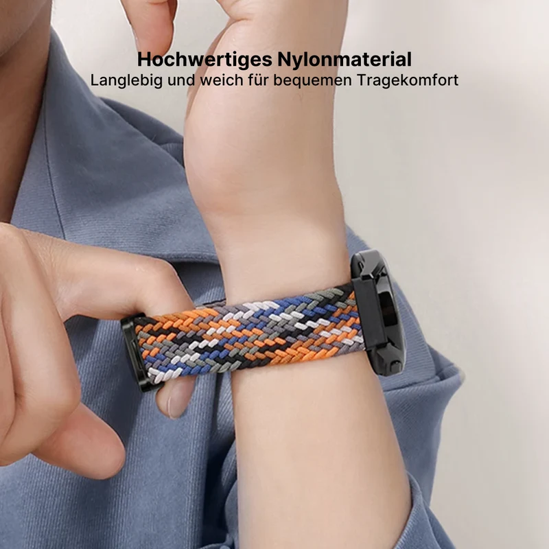 Nylon-Geflochtenes Schlaufenarmband für Samsung Galaxy Watch