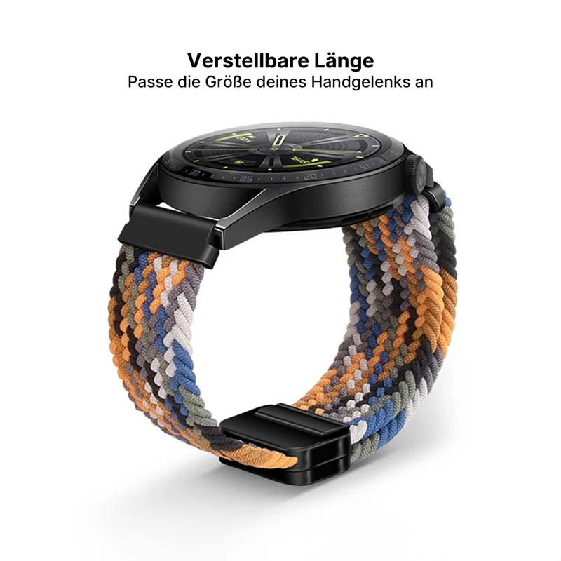 Nylon-Geflochtenes Schlaufenarmband für Samsung Galaxy Watch
