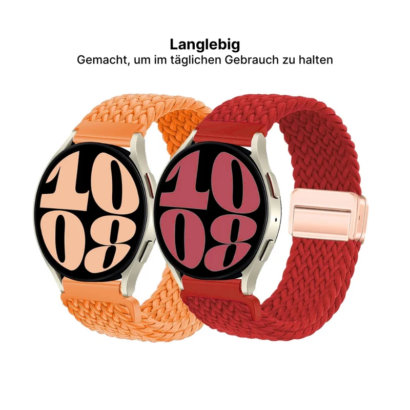 Nylon-Geflochtenes Schlaufenarmband für Samsung Galaxy Watch