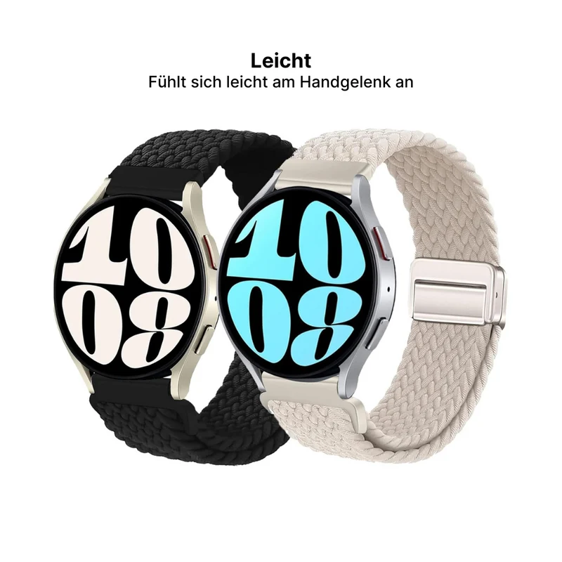 Nylon-Geflochtenes Schlaufenarmband für Samsung Galaxy Watch