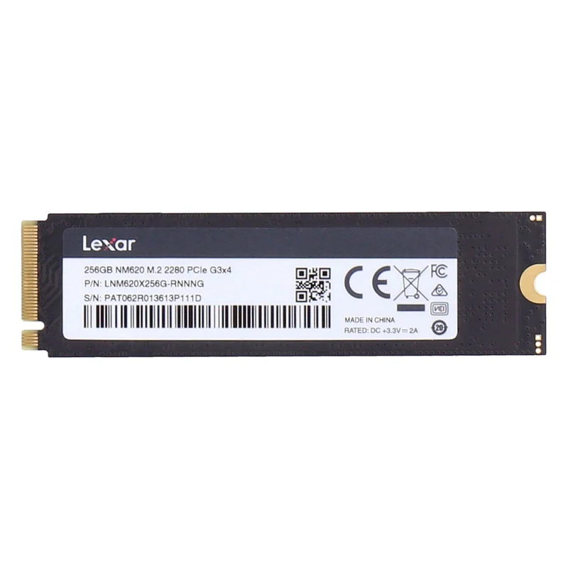 Lexar NM620 int. M.2 PCIe NVMe SSD 256GB