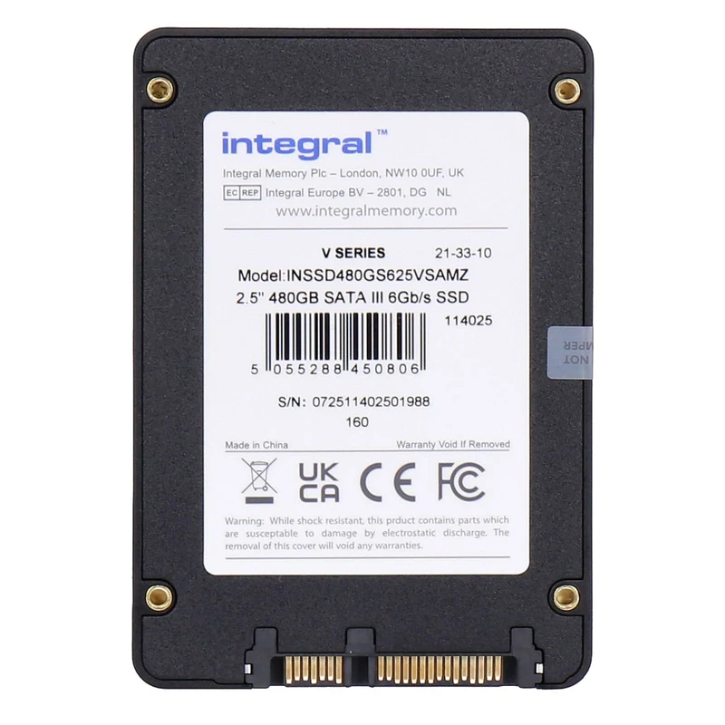 Integral V Series int. SATA III SSD 480GB
