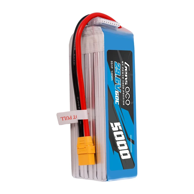 Gens ace 5000mAh 29,6V 60C 8S1P LiPo-Akkupack mit XT90-Anschluss