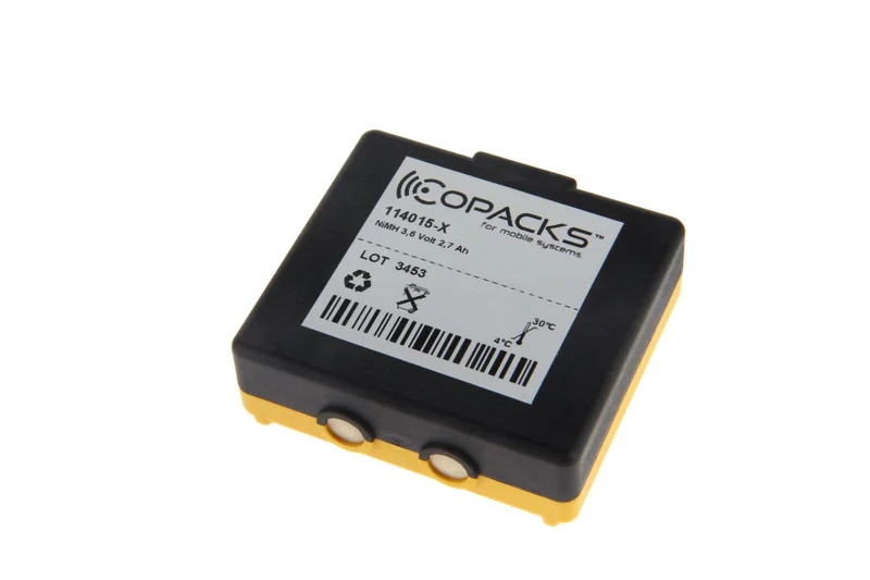 CoPacks NiMH Akku passend für Hetronic/Abitron Typ MINI 68300900 68300940 68300600 - 3,6V 2700mAh 54x59x21,5 mm