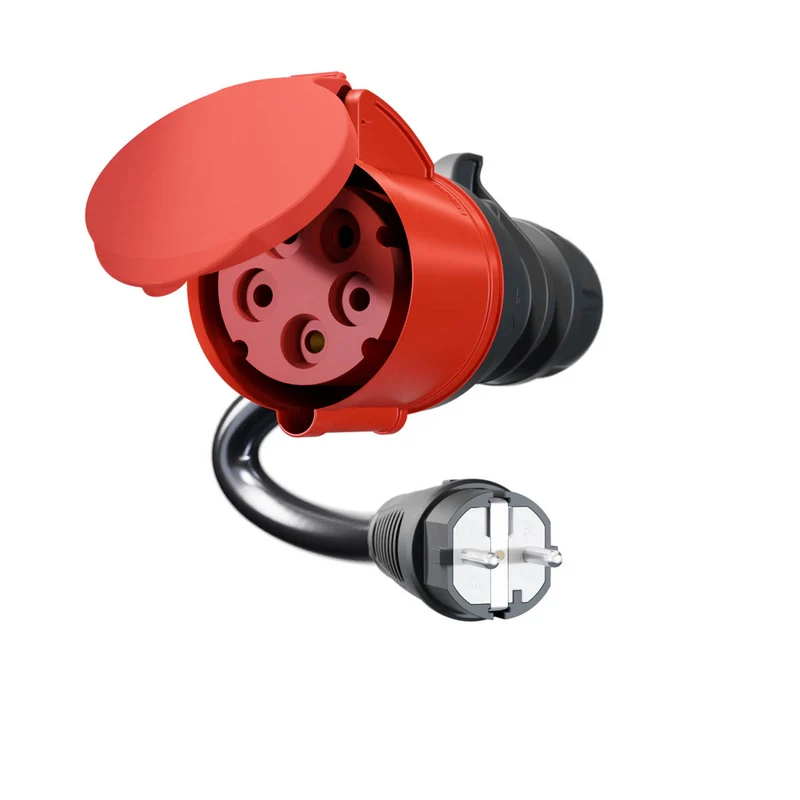 go-e Adapter Gemini flex 22 kW auf Haushaltssteckdose