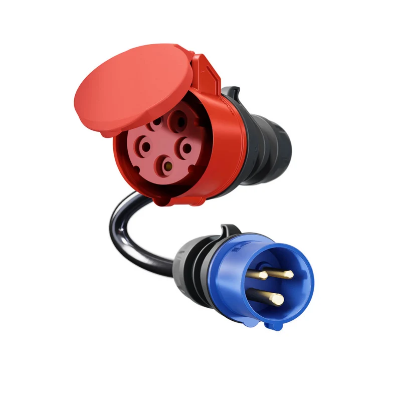 go-e Adapter Gemini Flex 11 kW auf CEE blau 16 A (Campingstecker)