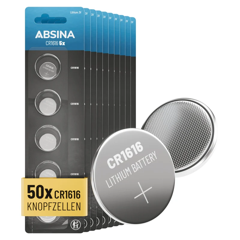 CR1616 Knopfzellen, 3 V Lithium