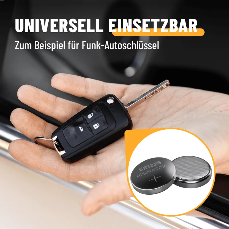 CR1225 Knopfzellen, 3 V Lithium