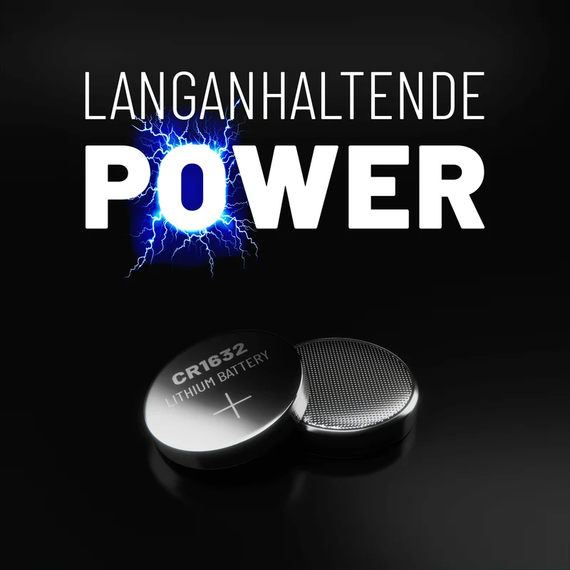 CR1632 Knopfzellen, 3 V Lithium