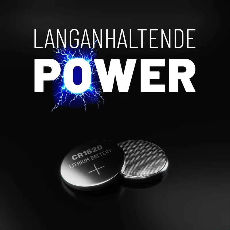 CR1620 Knopfzellen, 3 V Lithium