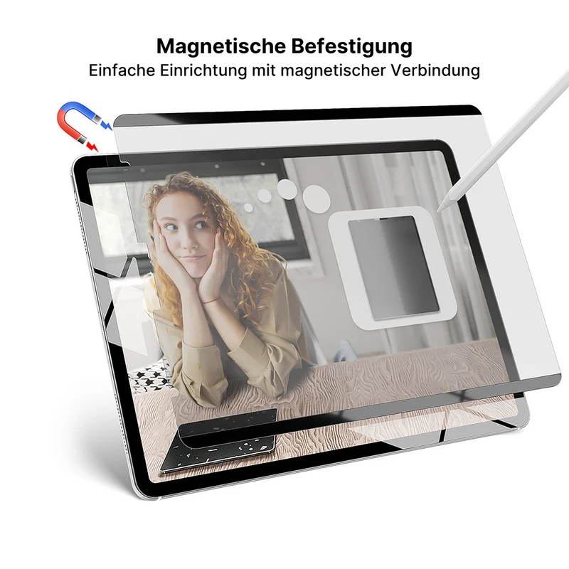 Blaulichtblockierender Bildschirmschutz für iPad