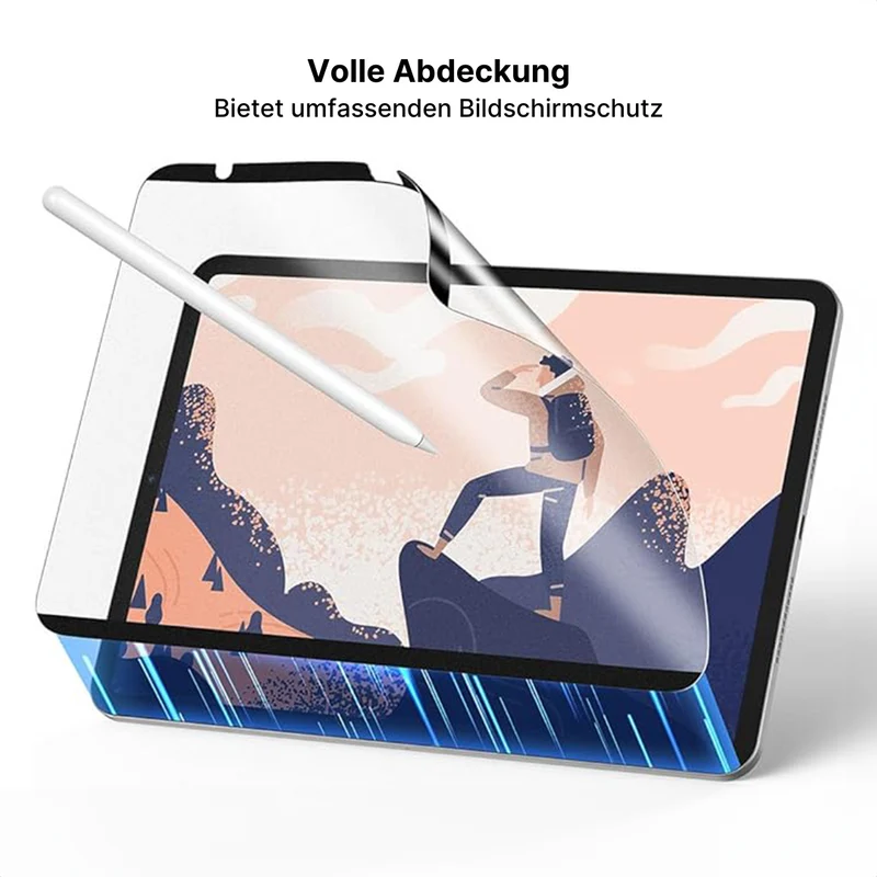 Blaulichtblockierender Bildschirmschutz für iPad