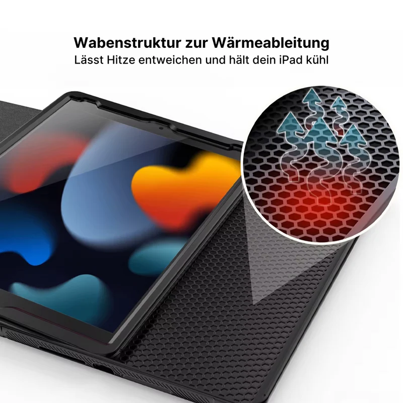 iPad FlexStand Hülle mit 7 verstellbaren Winkeln