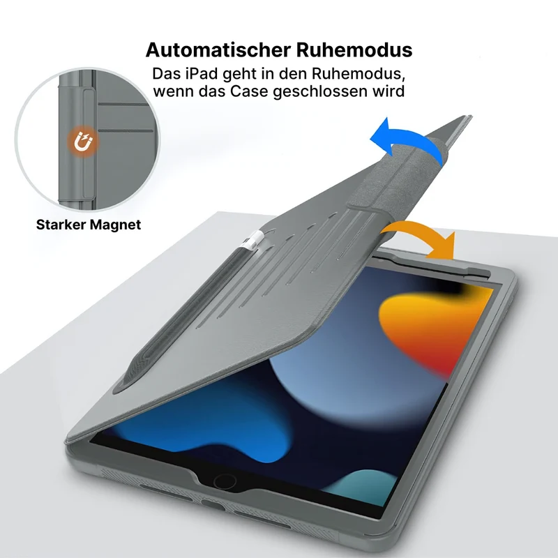 iPad FlexStand Hülle mit 7 verstellbaren Winkeln
