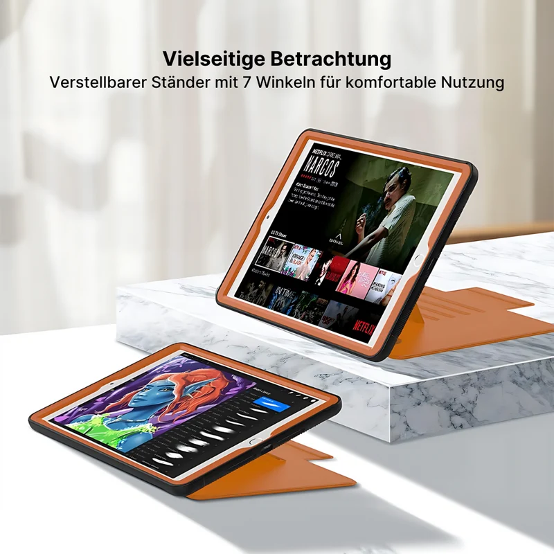 iPad FlexStand Hülle mit 7 verstellbaren Winkeln