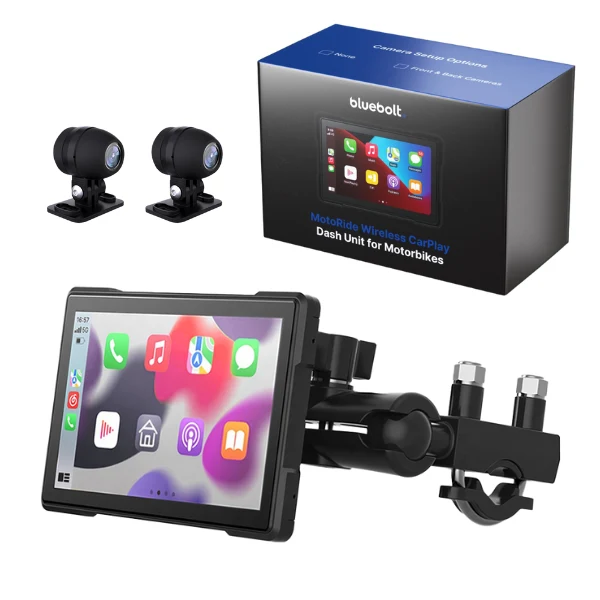 MotoRide Drahtlose CarPlay Dash-Einheit für Motorräder