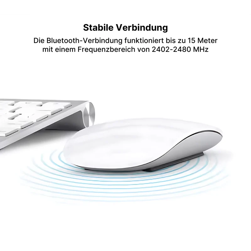 TravelLite Bluetooth-Maus - Ultra-dünn & leicht für Reisen