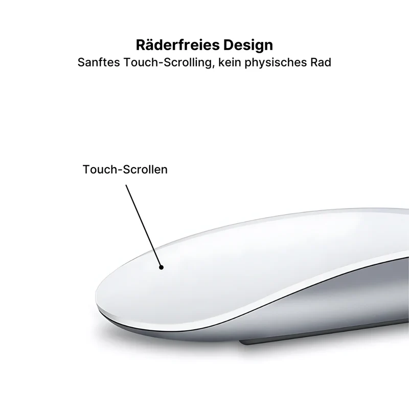 TravelLite Bluetooth-Maus - Ultra-dünn & leicht für Reisen